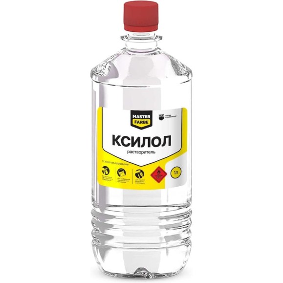 Ксилол MASTERFARBE ПЭТ 1л 4602009703416 Ксилол MASTERFARBE ПЭТ 1л 4602009703416