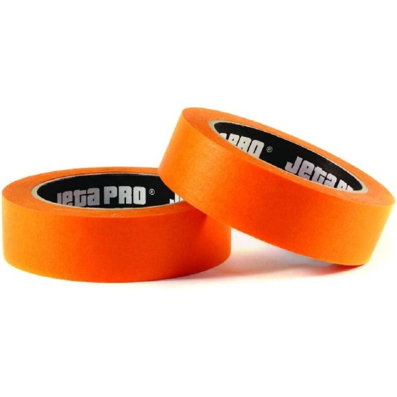 Лента маскирующая Jeta PRO ORANGE 80С-30мин, оранжевая, 25ммx45м 9 шт 58280/25