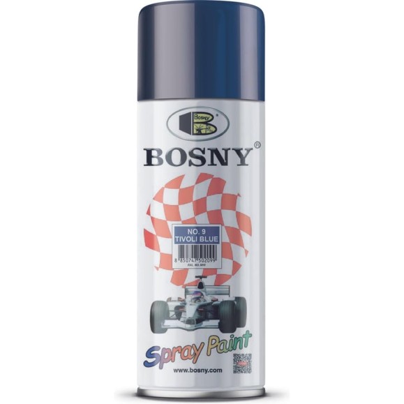 Акриловая краска Bosny аэрозоль, королевский синий RAL 5005 9 Акриловая краска Bosny аэрозоль, королевский синий RAL 5005 9