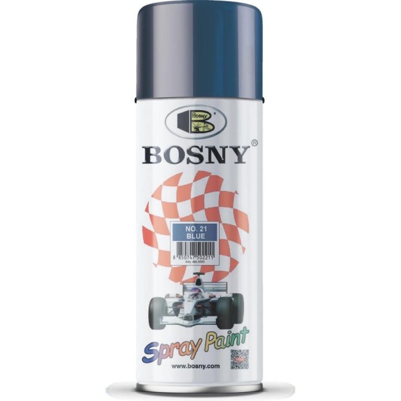Универсальная краска Bosny синий, аэрозоль 21 Универсальная краска Bosny синий, аэрозоль 21