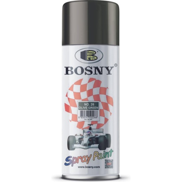 Универсальная краска Bosny зеленый оливковый RAL6003 26