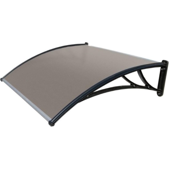 Козырек Krovent из полик. 1500x930x280 бронз (черн. кроншт) Grand Line 097688