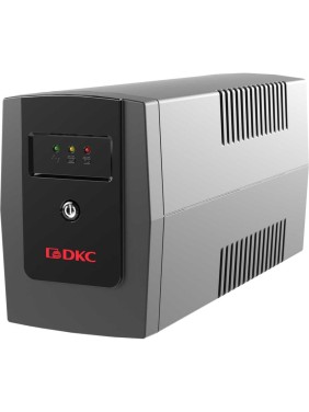 Линейно-интерактивный источник бесперебойного питания DKC серии Info, 800 ВА/480 Вт, 1/1, 2xSchuko,1x8Aч INFO800S