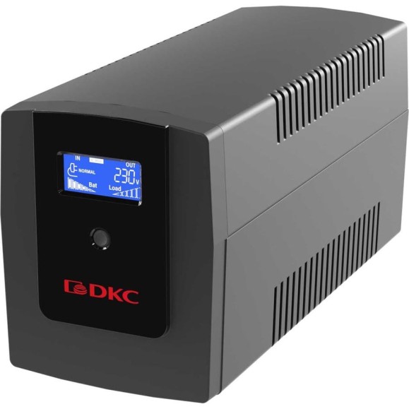 Линейно-интерактивный источник бесперебойного питания DKC 1500 ВА/900 Вт, 1/1, 4xIEC C13, USB + RJ45, LCD, 2x8Aч INFOLCD1500I Линейно-интерактивный источник бесперебойного питания DKC 1500 ВА/900 Вт, 1/1, 4xIEC C13, USB + RJ45, LCD, 2x8Aч INFOLCD1500I