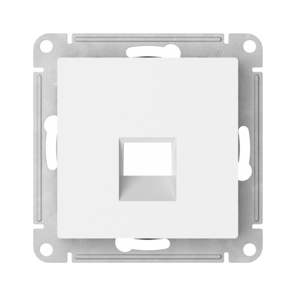 Накладка Systeme Electric ATLASDESIGN  для информационных функций типа Keystone, ЛОТОС ATN001384
