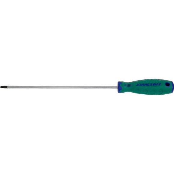 Стержневая крестовая отвертка Jonnesway Anti-Slip Grip D71P2250 PH 2x250 мм 46105 Стержневая крестовая отвертка Jonnesway Anti-Slip Grip D71P2250 PH 2x250 мм 46105