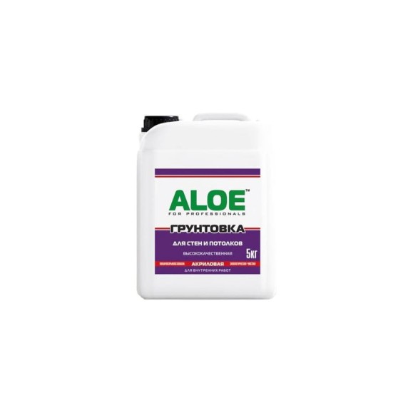 Грунт акриловый для стен и потолков ALOE 10 л 008552