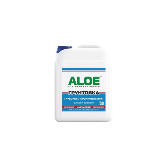 Грунт акриловый глубокого проникновения ALOE 5 л 008554