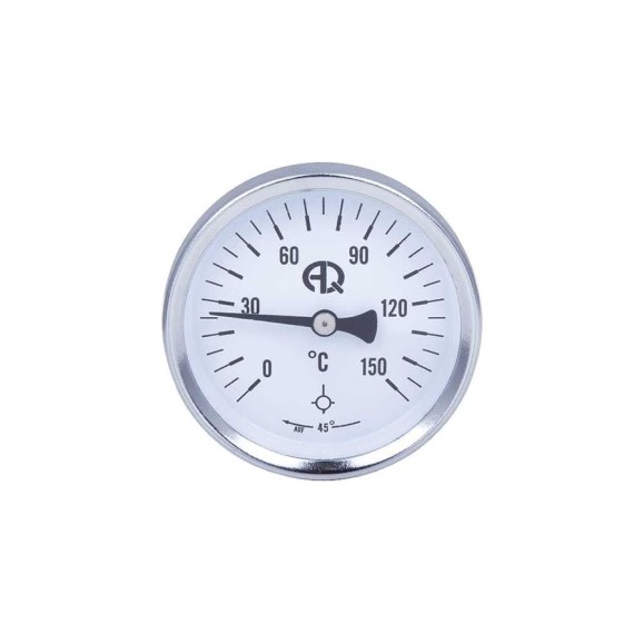 Термометр AQUALINK 63 мм, осевое подключение, L=30 мм, 0-150 С 2790