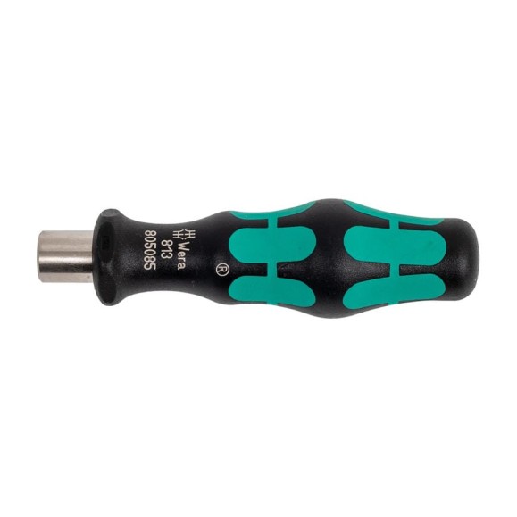 Ручка-битодержатель WERA 813 1/4, с магнитом, рукоятка Kraftform Plus WE-051274