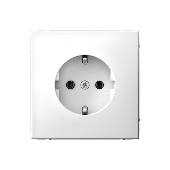 Розетка с заземлением ArtGallery Systeme Electric 16А, механизм, Белый GAL000143