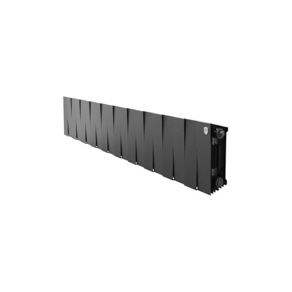 Радиатор биметаллический ROYAL THERMO PianoForte 200 Чёрный VR80- 12 секций НС-1682325 Радиатор биметаллический ROYAL THERMO PianoForte 200 Чёрный VR80- 12 секций НС-1682325