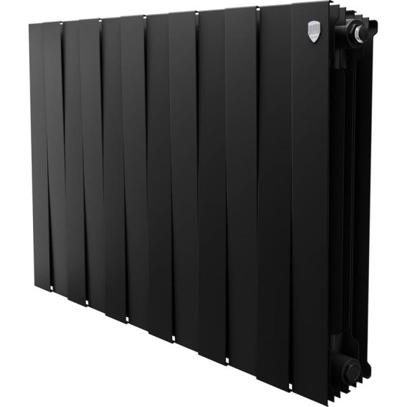 Радиатор биметаллический ROYAL THERMO PianoForte 500 Чёрный - 12 секц. НС-1682385