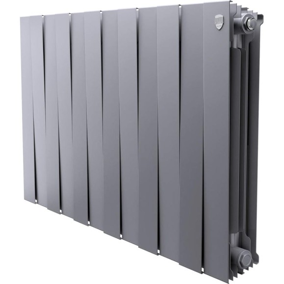 Радиатор биметаллический ROYAL THERMO PianoForte 500 Серебристый - 12 секц. НС-1682374