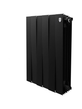 Радиатор биметаллический ROYAL THERMO PianoForte 500 Чёрный - 6 секц. НС-1682387