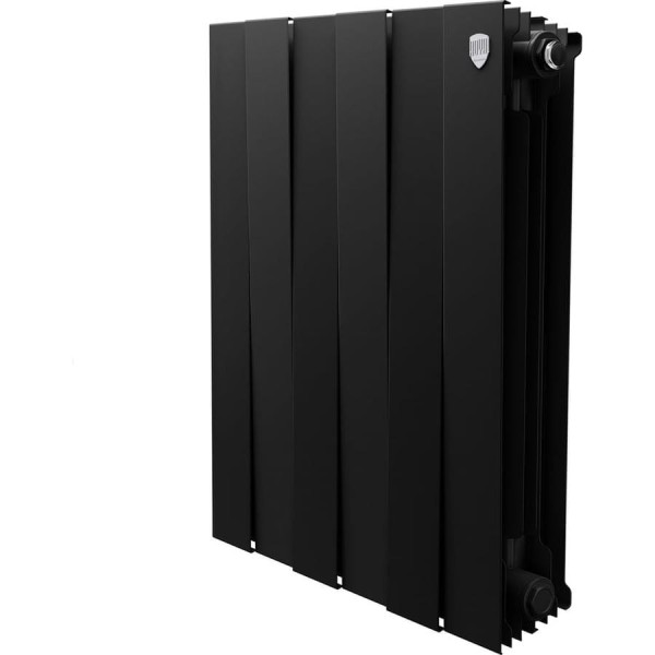 Радиатор биметаллический ROYAL THERMO PianoForte 500 Чёрный - 6 секц. НС-1682387