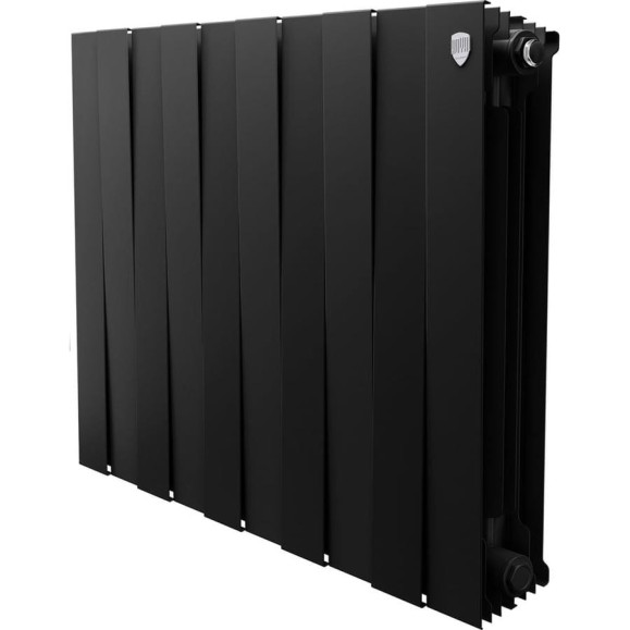 Радиатор биметаллический ROYAL THERMO PianoForte 500 Чёрный - 10 секц. НС-1682383