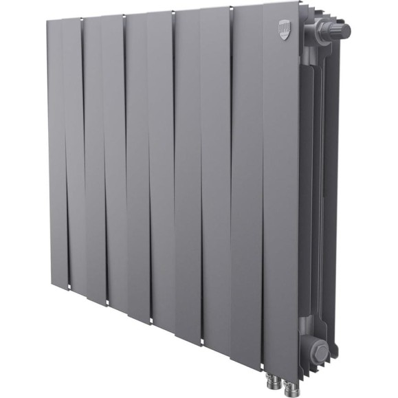 Радиатор биметаллический ROYAL THERMO PianoForte 500 Серебристый VR80 - 12 секц. НС-1682379