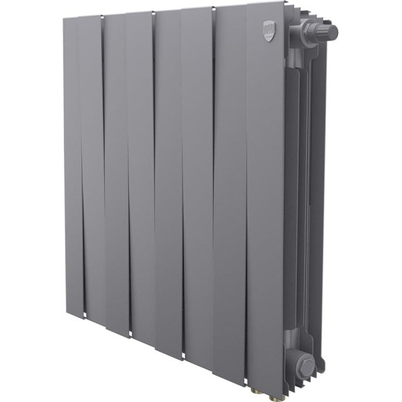 Радиатор биметаллический ROYAL THERMO PianoForte 500 Серебристый VR80 - 8 секц. НС-1682382