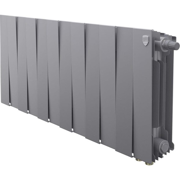 Радиатор биметаллический ROYAL THERMO PianoForte 300 Серебристый VR80 - 12 секц. НС-1682346 Радиатор биметаллический ROYAL THERMO PianoForte 300 Серебристый VR80 - 12 секц. НС-1682346