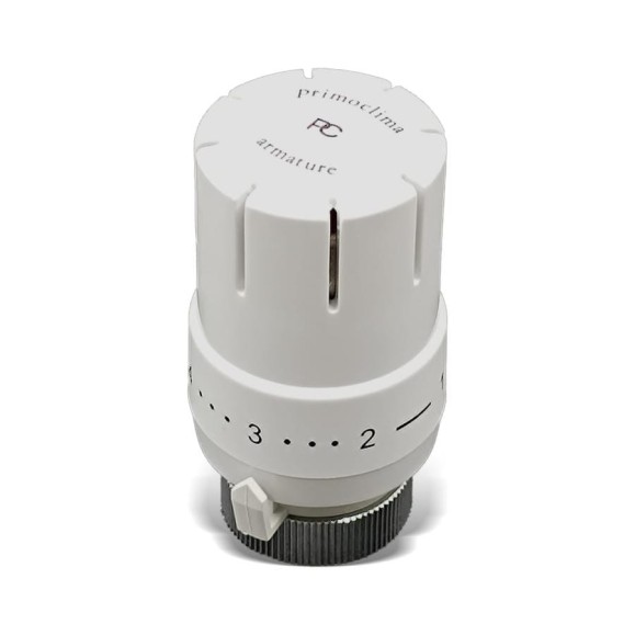 Термостатическая головка Primoclima Armature Mini, М30x1,5, белый PCHEAD15W