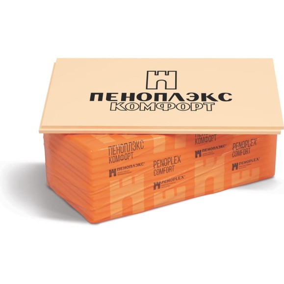 Экструдированный пенополистирол PENOPLEX Пеноплэкс Комфорт 50x585x1185 мм TU0-0002521 Экструдированный пенополистирол PENOPLEX Пеноплэкс Комфорт 50x585x1185 мм TU0-0002521
