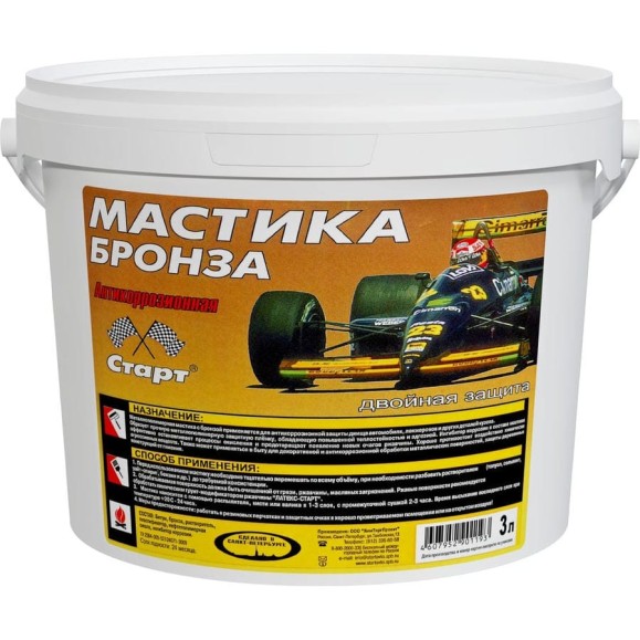 Мастика СТАРТ Бронза (3 л / пэ) 4607952901193