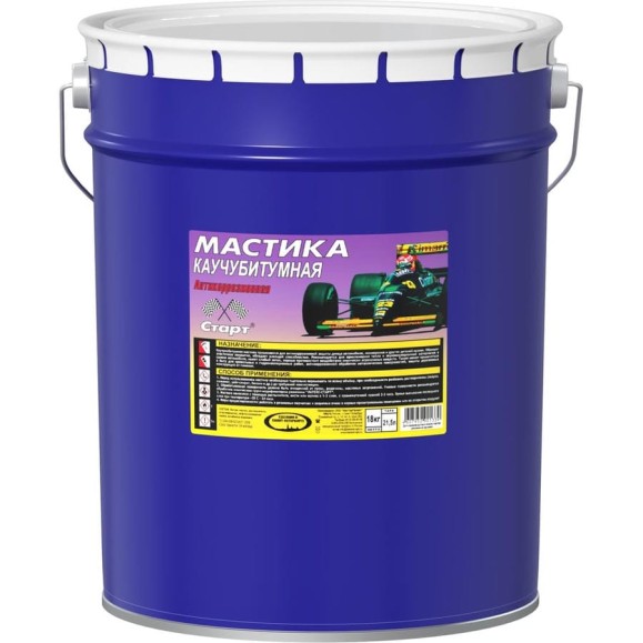 Мастика каучукобитумная СТАРТ (21,5 л / металл) 4607952901339 Мастика каучукобитумная СТАРТ (21,5 л / металл) 4607952901339