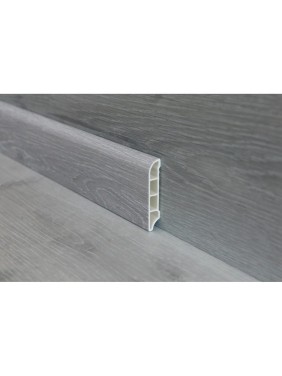 Плинтус Power Dekor 2400х60х12, T0007 Дуб Монблан, AK-T0007-C