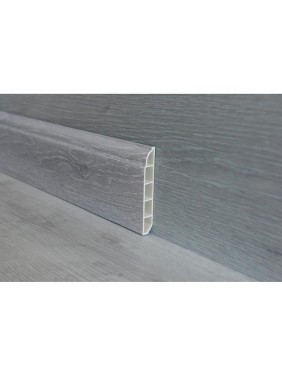 Плинтус Power Dekor 2400х80х12, T0007 Дуб Монблан, AK-T0007-T