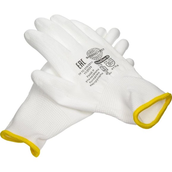 Перчатки Safeprotect НейпПол-Б (нейлон+полиуретан, белый) р, 7 (S) 03054S Перчатки Safeprotect НейпПол-Б (нейлон+полиуретан, белый) р, 7 (S) 03054S