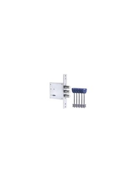 Замок врезной Punto сувальдный MDV30S-817 CP (V30/S) CP хром длиный ключ 57999