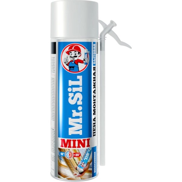 Монтажная пена Mr.SiL MINI всесезонная 500 мл 10054 Монтажная пена Mr.SiL MINI всесезонная 500 мл 10054