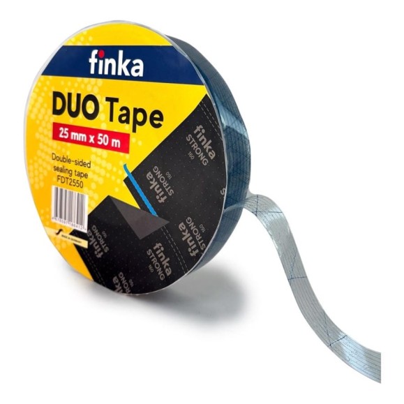 Клейкая лента Finka DUO Tape 25mmx50m FDT2550
