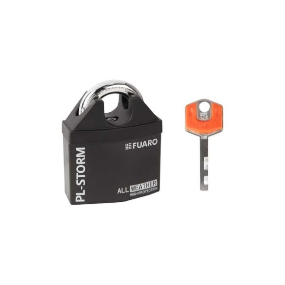 Замок навесной Fuaro PL-STORM-3650, 4 ключа, дисковый ключ 57889