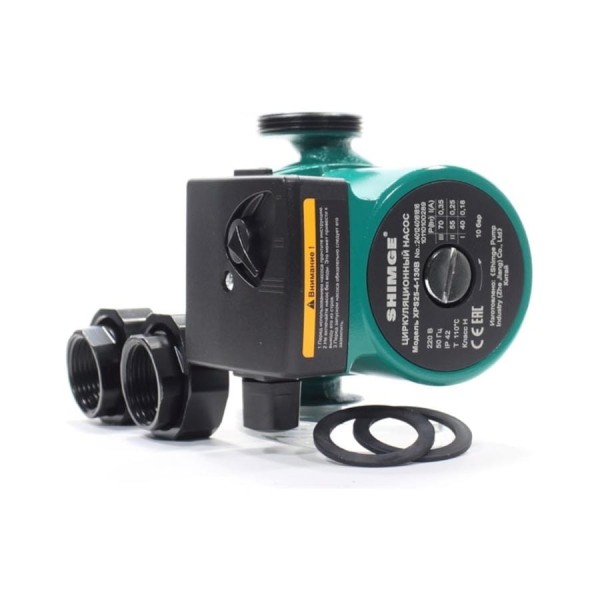 Насос SHIMGE XPS 25-4-180B, 60/45/30Вт, 220В, 50 Гц, 1 1/2", чугун, 10 бар, 110 С, 10110100291