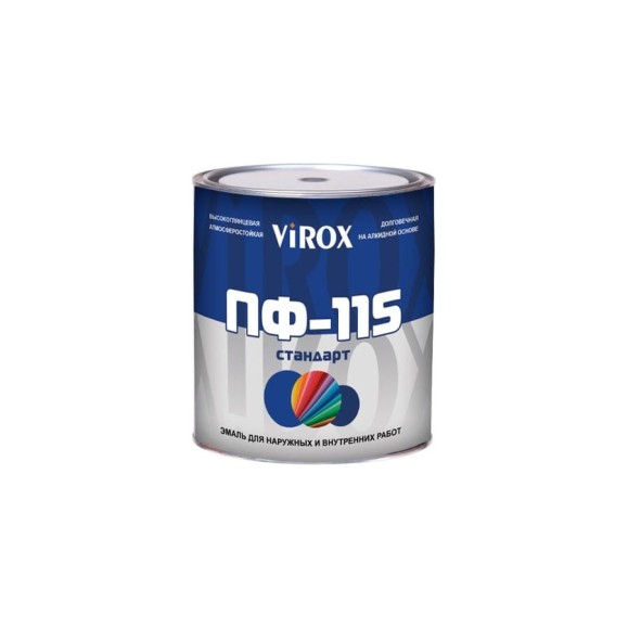 Эмаль VIROX ПФ-115 СТАНДАРТ синяя 1,8кг 15991