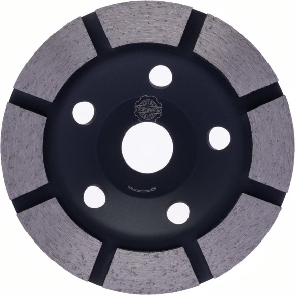 Чашка алмазная однорядная для шлифования бетона и камня TORGWIN TWG 125x22.2/18.02x5мм T1147957