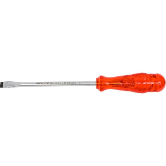 Отвертка с прямым шлицем 1.6х10x150мм IZELTAS KRAFT 4100178150
