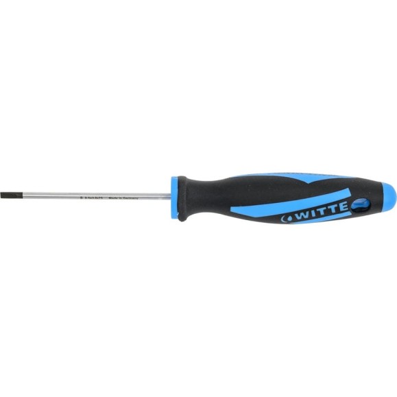 Шлицевая отвертка для электриков WITTE MAXX 0.5х3.0х75 мм 530212016 Шлицевая отвертка для электриков WITTE MAXX 0.5х3.0х75 мм 530212016