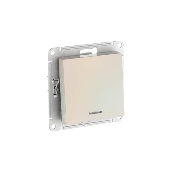 1-клавишный выключатель с подсветкой Systeme Electric ATLASDESIGN, сх.1а, 10АХ, мех., быстрозажимные клеммы, жемчуг ATN000413S 1-клавишный выключатель с подсветкой Systeme Electric ATLASDESIGN, сх.1а, 10АХ, мех., быстрозажимные клеммы, жемчуг ATN000413S