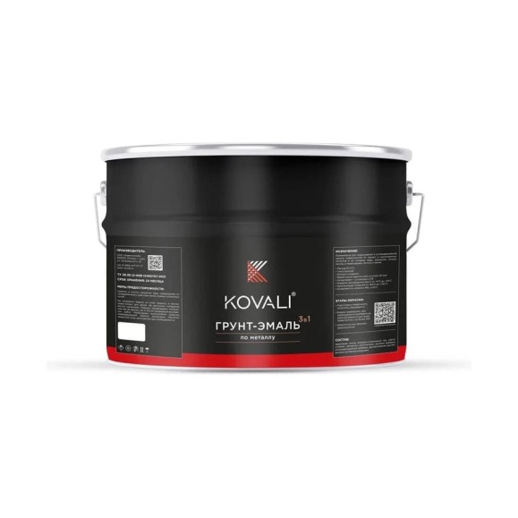Грунт-эмаль KOVALI 3 в 1 полуглянец NCS S 1010-G20Y (10 кг) А3.1.31010-G20Y Грунт-эмаль KOVALI 3 в 1 полуглянец NCS S 1010-G20Y (10 кг) А3.1.31010-G20Y