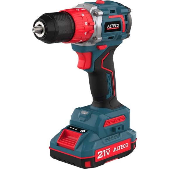 Бесщеточная аккумуляторная ударная дрель шуруповёрт ALTECO CID 21-60 BL 82043
