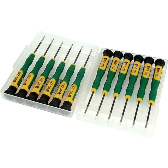 Набор отвёрток Amperin Best BST-666 12 в 1 зелёный 057560 Набор отвёрток Amperin Best BST-666 12 в 1 зелёный 057560