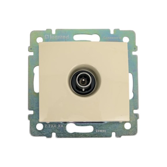 Розетка Legrand TV (телевизионная) Legrand Valena оконечная слоновая кость 695617