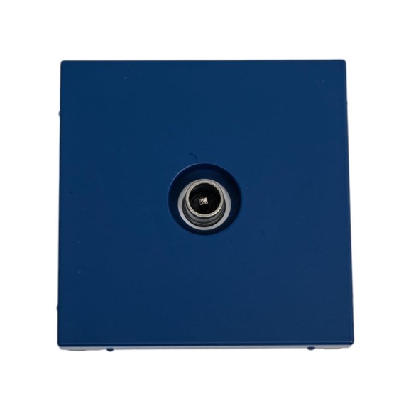 TV Розетка оконечная Systeme Electric ArtGallery, 1DB, механизм, Аквамарин GAL001191