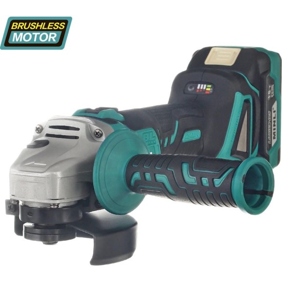 Аккумуляторная бесщеточная угловая шлифмашина MINLI 125mm Li-ion 18Vx2 DC201-4.0A Аккумуляторная бесщеточная угловая шлифмашина MINLI 125mm Li-ion 18Vx2 DC201-4.0A