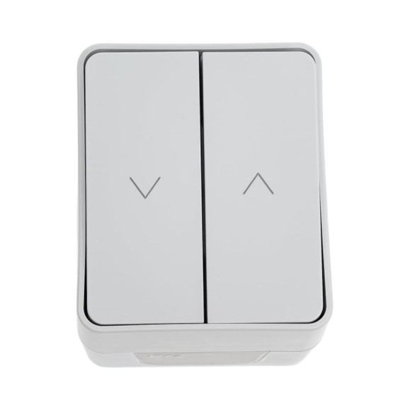 Выключатель 2-клавишный для жалюзи Systeme Electric AtlasDesign Profi IP54, 10 АХ, открытой установки, Серый ATN543019 Выключатель 2-клавишный для жалюзи Systeme Electric AtlasDesign Profi IP54, 10 АХ, открытой установки, Серый ATN543019