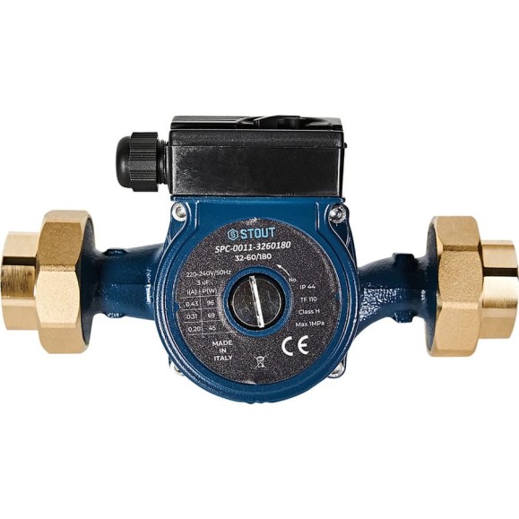 Циркуляционный насос STOUT SPC-0011-3260180 32-60/180 220/240V 50Hz с латун RG0093JHDQT0G2 Циркуляционный насос STOUT SPC-0011-3260180 32-60/180 220/240V 50Hz с латун RG0093JHDQT0G2