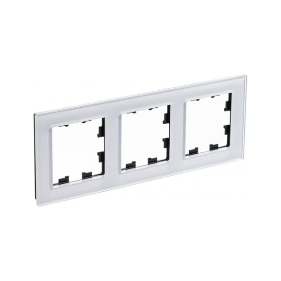 3-местная рамка Systeme Electric AtlasDesign NATURE стекло белый ATN320103 3-местная рамка Systeme Electric AtlasDesign NATURE стекло белый ATN320103
